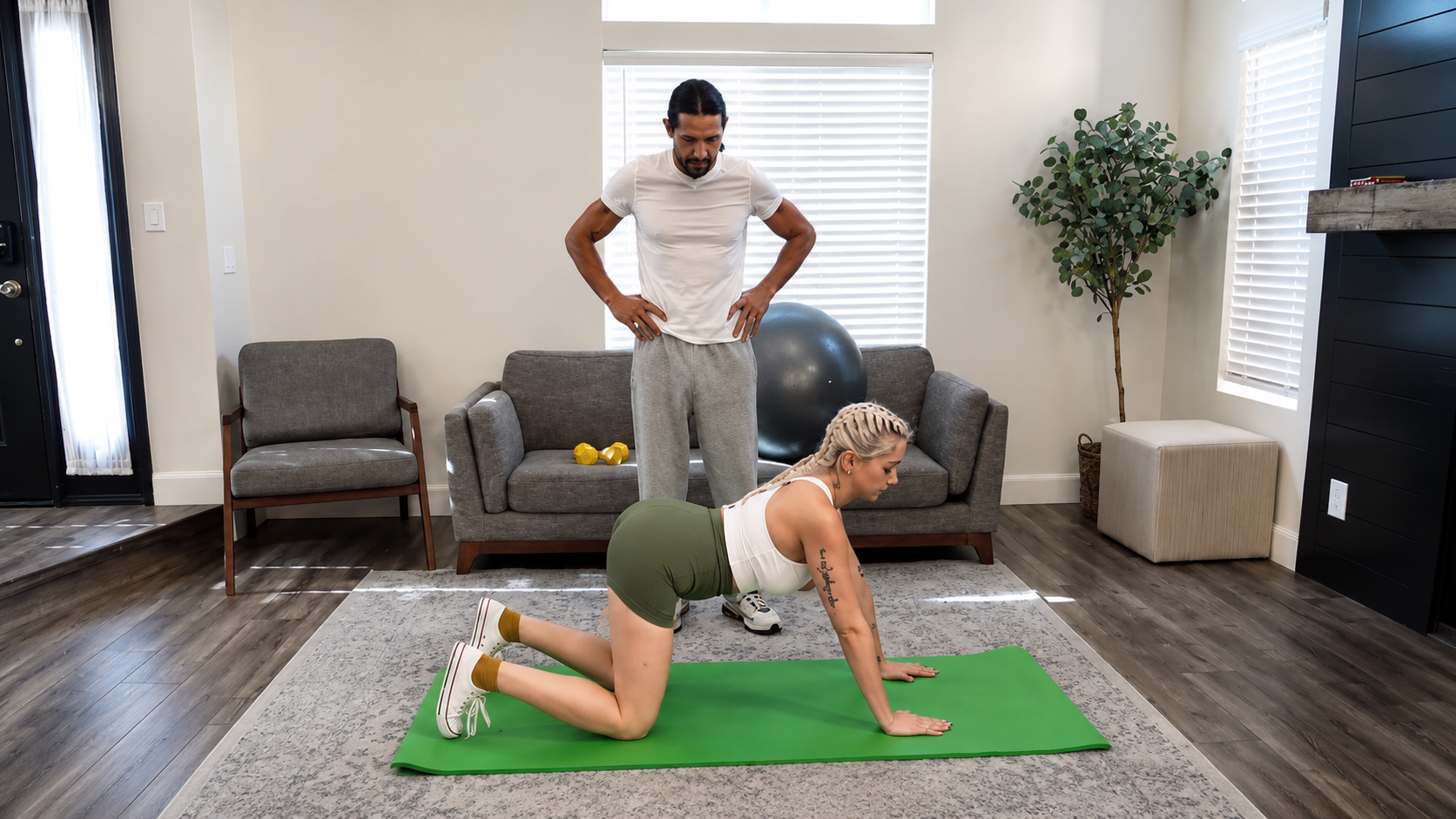 POV: yoga lessons from grandpa hit different 💫